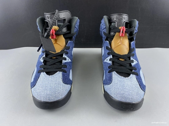 Jordan Washed 6 Air CT5350-401 Denim 1116
